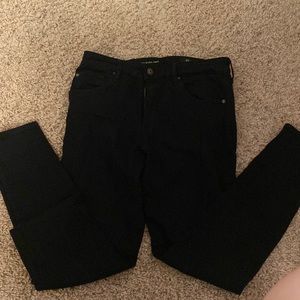 AG black skinny jeans
